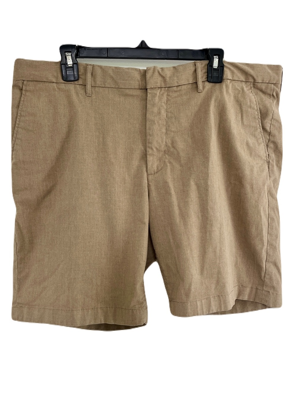 Nordstrom Khaki Tech-Smart Slim Fit Shorts, Size 40